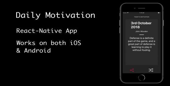 Daily Motivation - React Native App